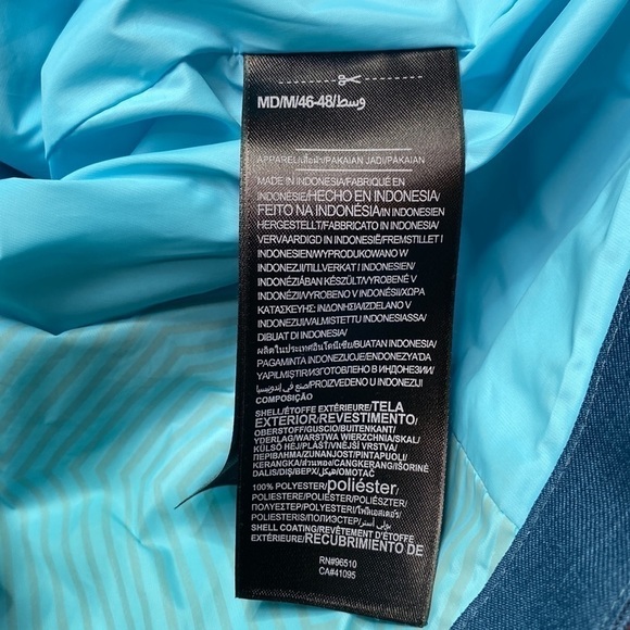 Under Armour Storm Coldgear Infrared Sienna 3 In 1 Jacket Teal Blue Size Medium - Picture 9 of 15